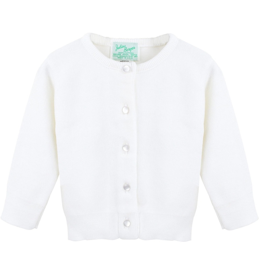 Julius Berger white cardigan size s 4
